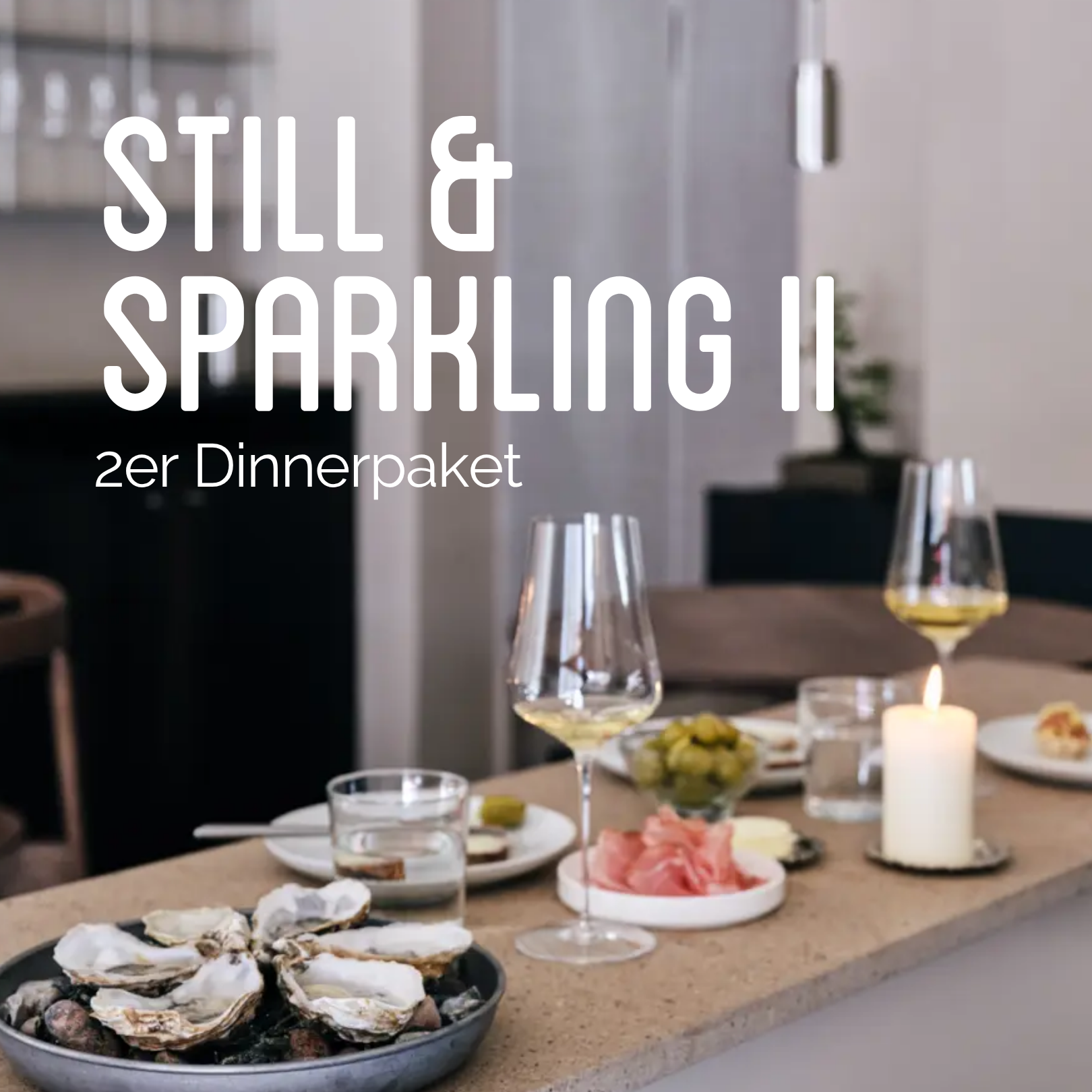 Still & Sparkling Dinnerpaket 2 - Champagner + Stillwein