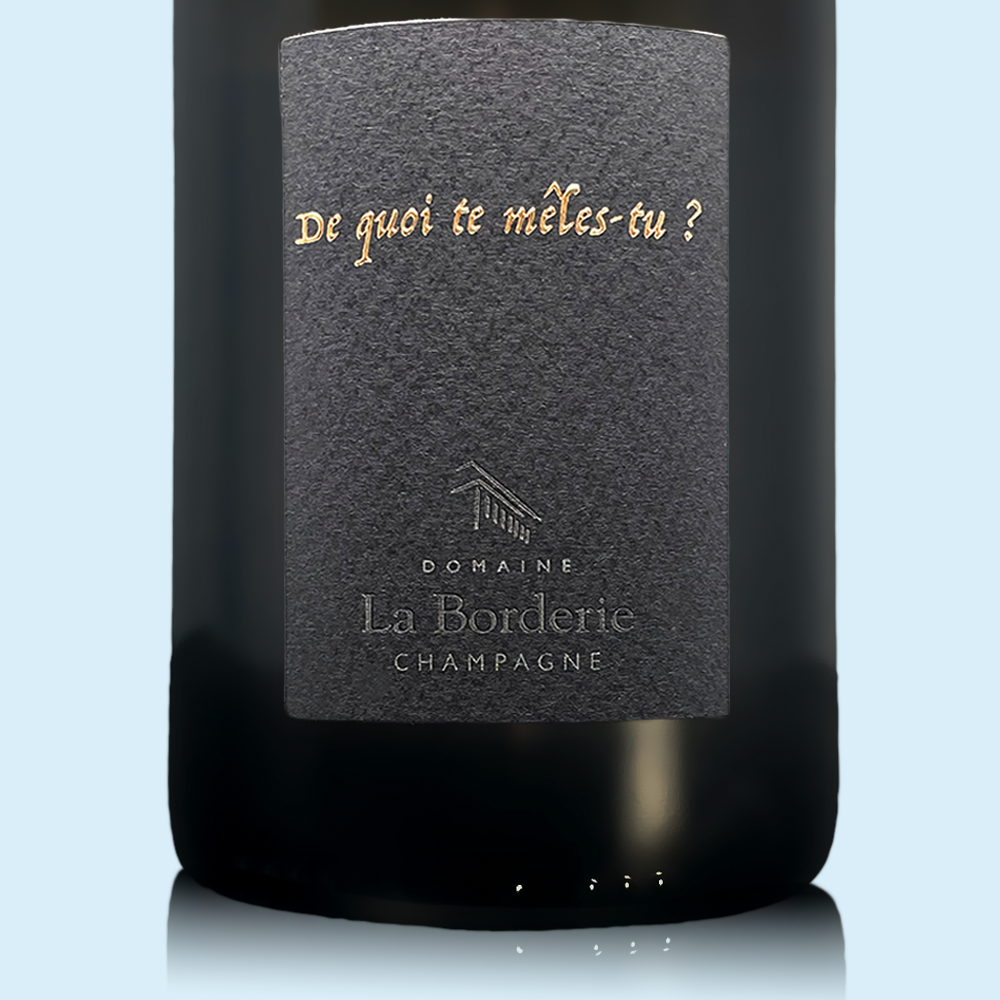 Domaine La Borderie Blanc de Noirs 'De quoi te mêles-tu?'