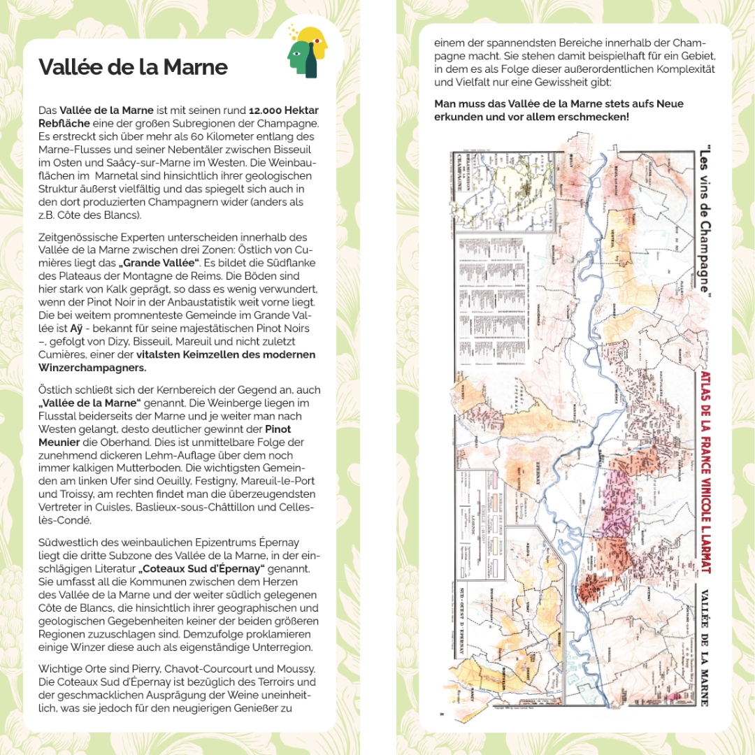 Regionenkarte Valée de la Marne