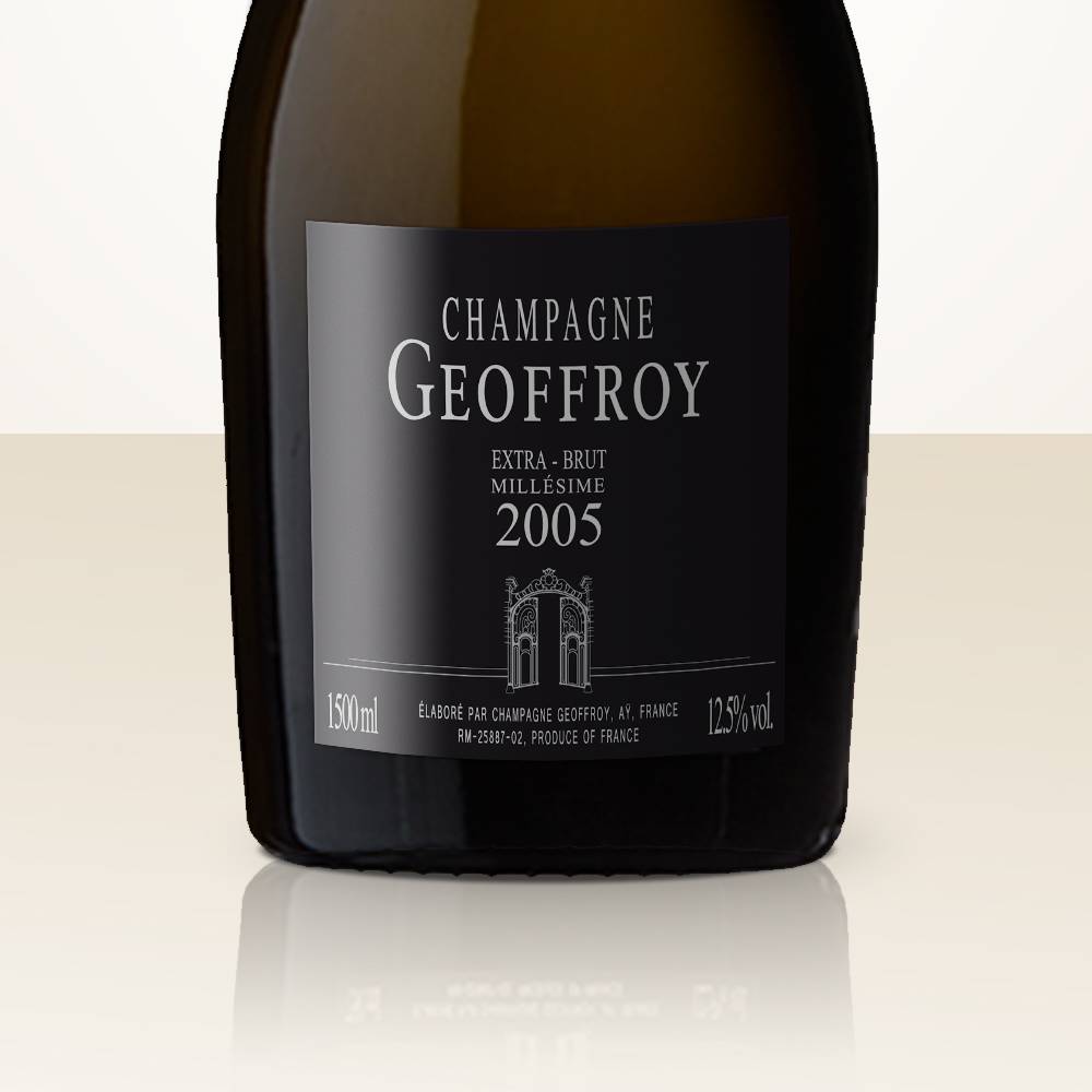 René Geoffroy Millésime 2004 Extra Brut MAGNUM in Holzschatulle