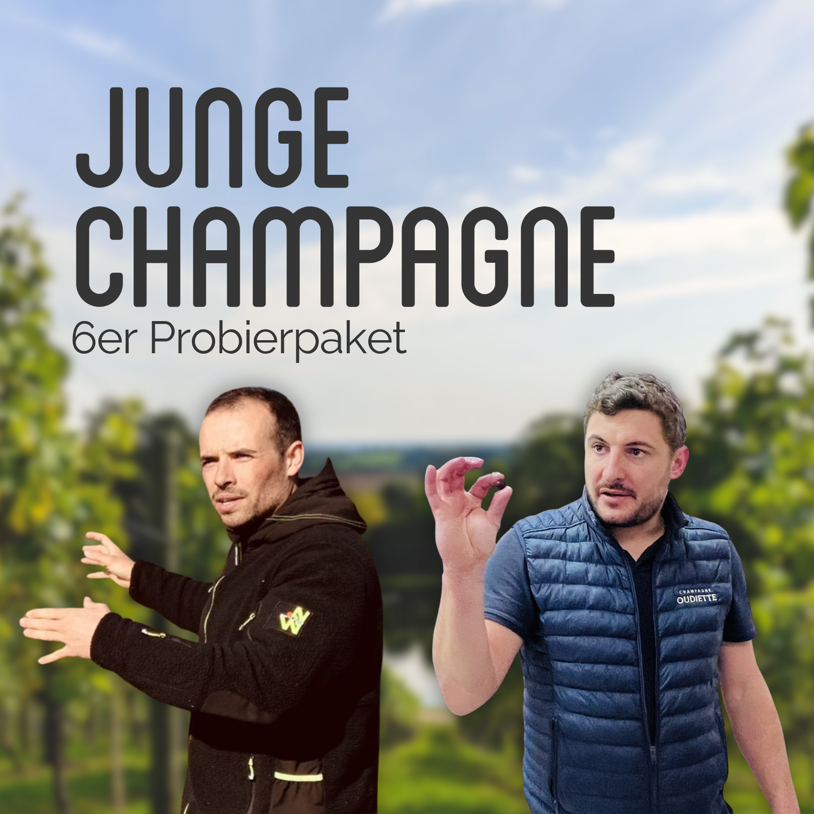 6er Paket Junge Champagne: Grethen & Oudiette