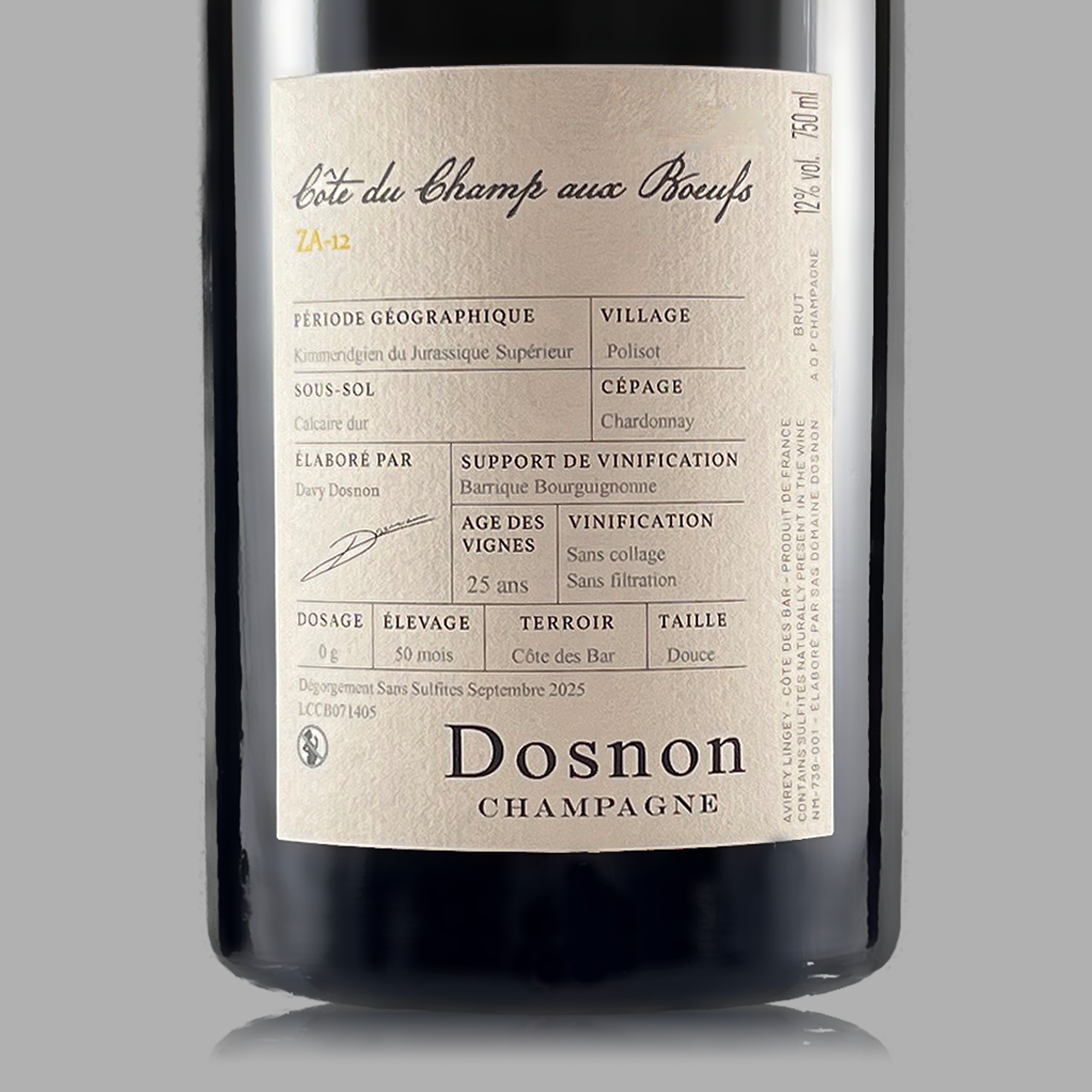 Dosnon Côte du Champ aux Boeufs 2020