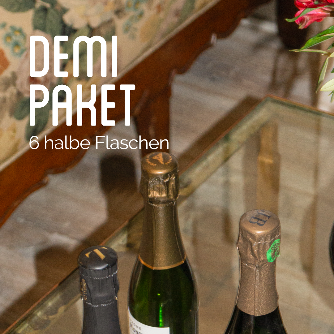6er Paket "Champagner-Tasting für Zuhause" - Halbe Flaschen