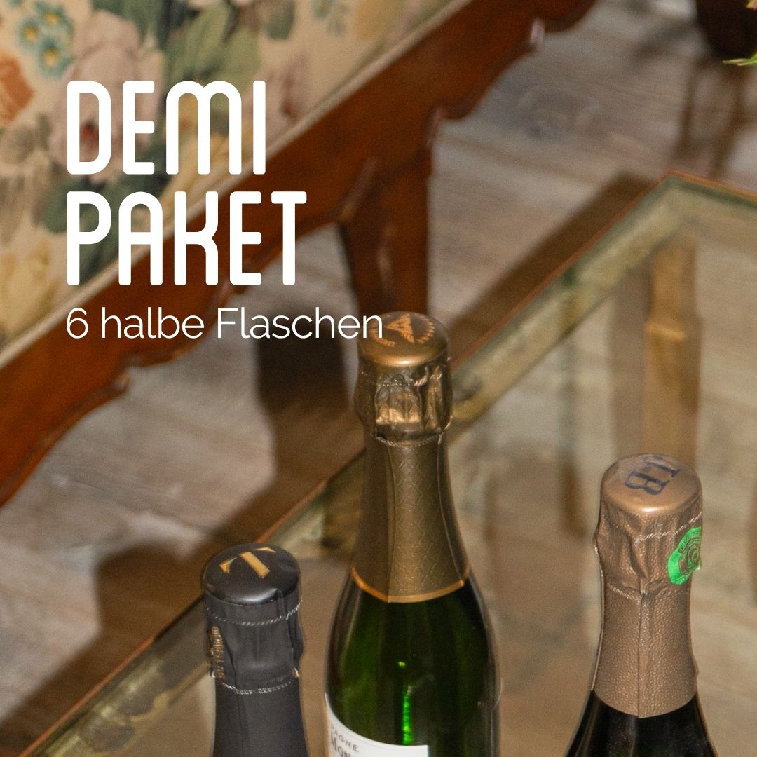 6er Paket "Champagner-Tasting für Zuhause" - Halbe Flaschen
