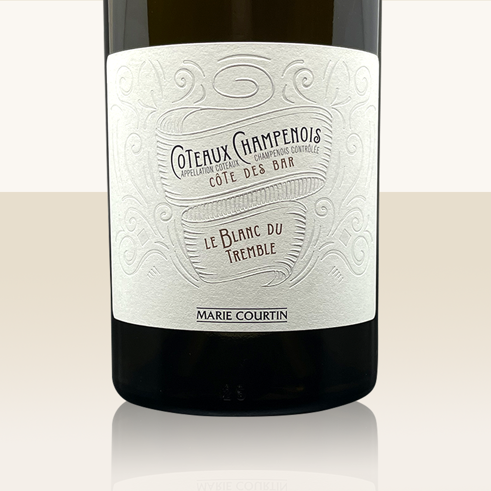 Marie Courtin Blanc du Tremble (Stillwein) Coteaux Champenois 2020 - Bio