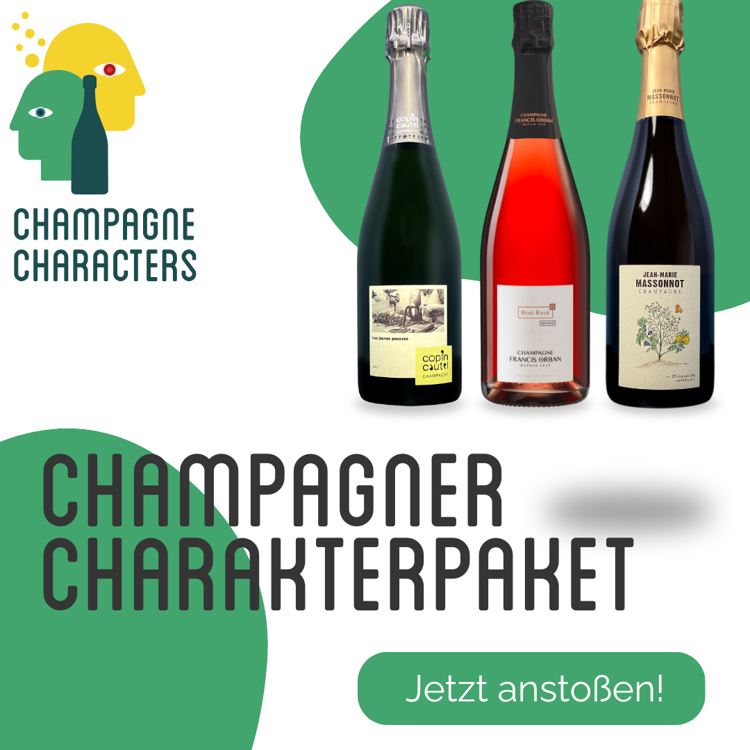 Drei Champagner - drei Charaktere