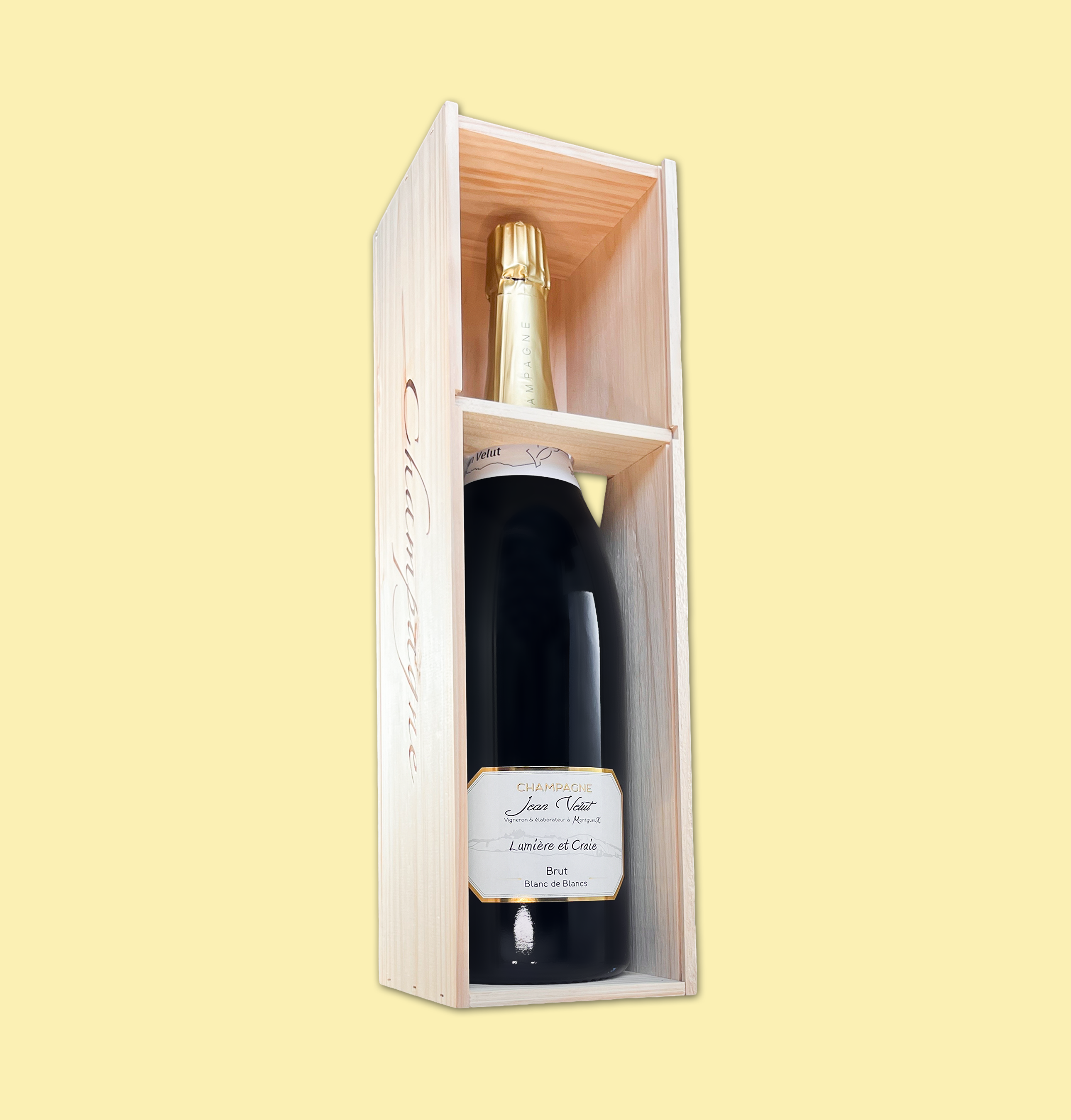 Jean Velut Lumière et Craie JEROBOAM in wooden box