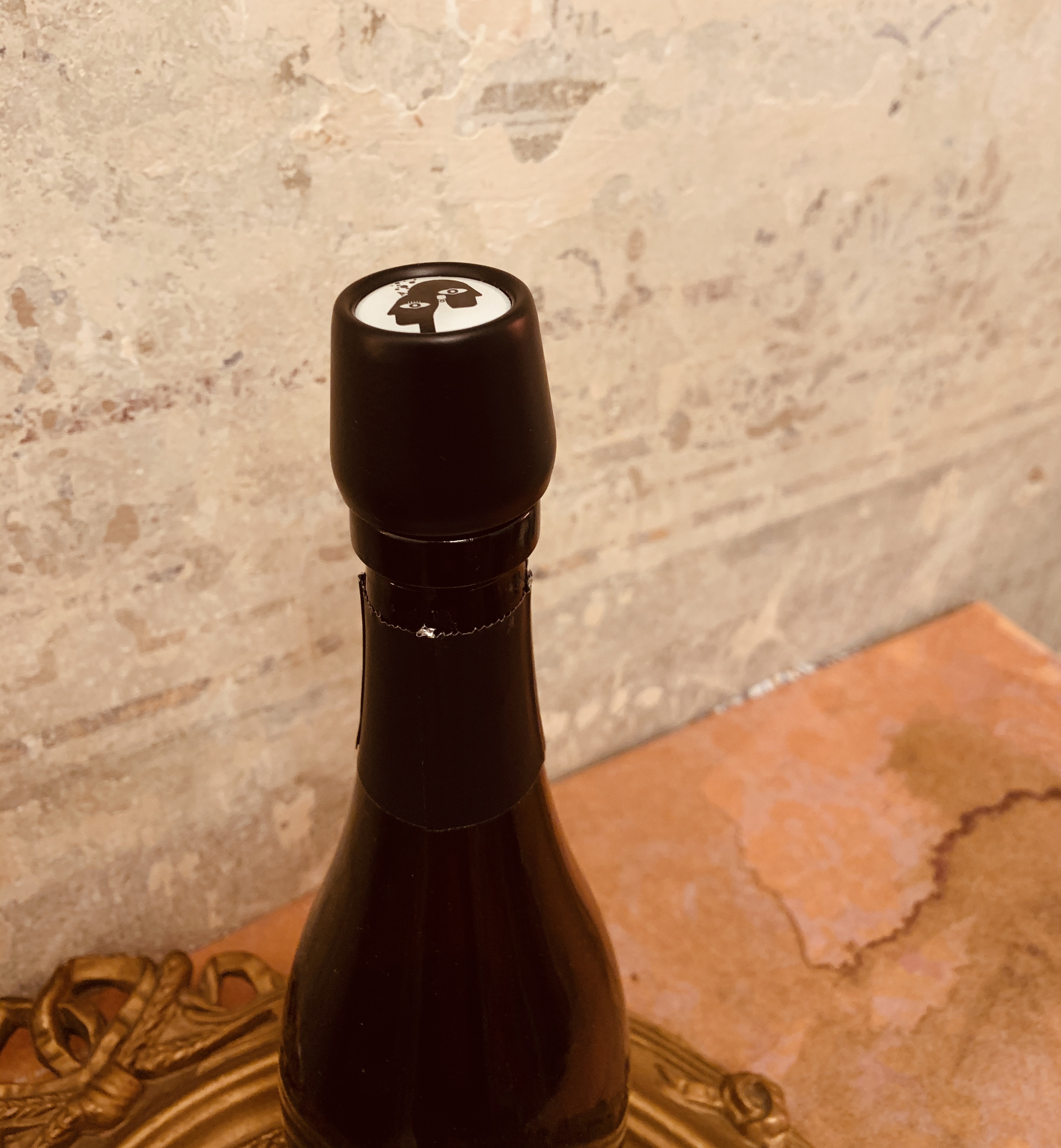 Champagner Verschluss mit Logo