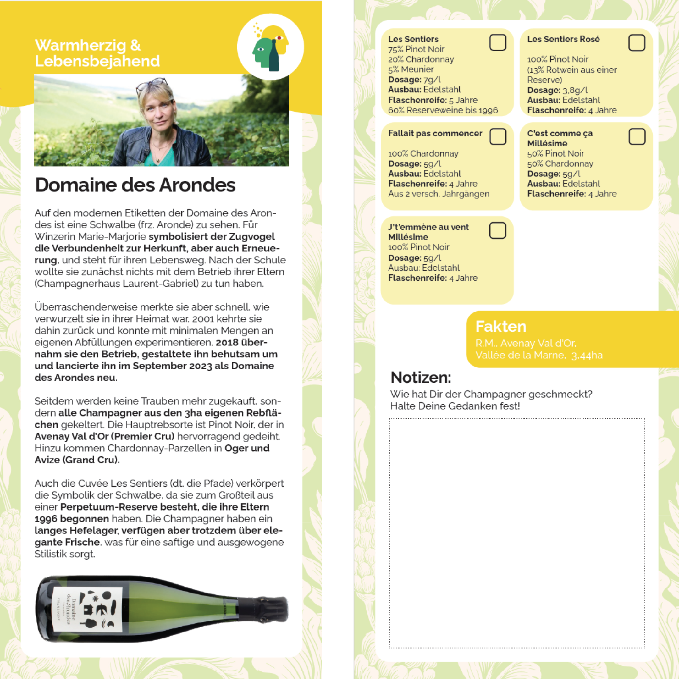 Domaine des Arondes Producer Information
