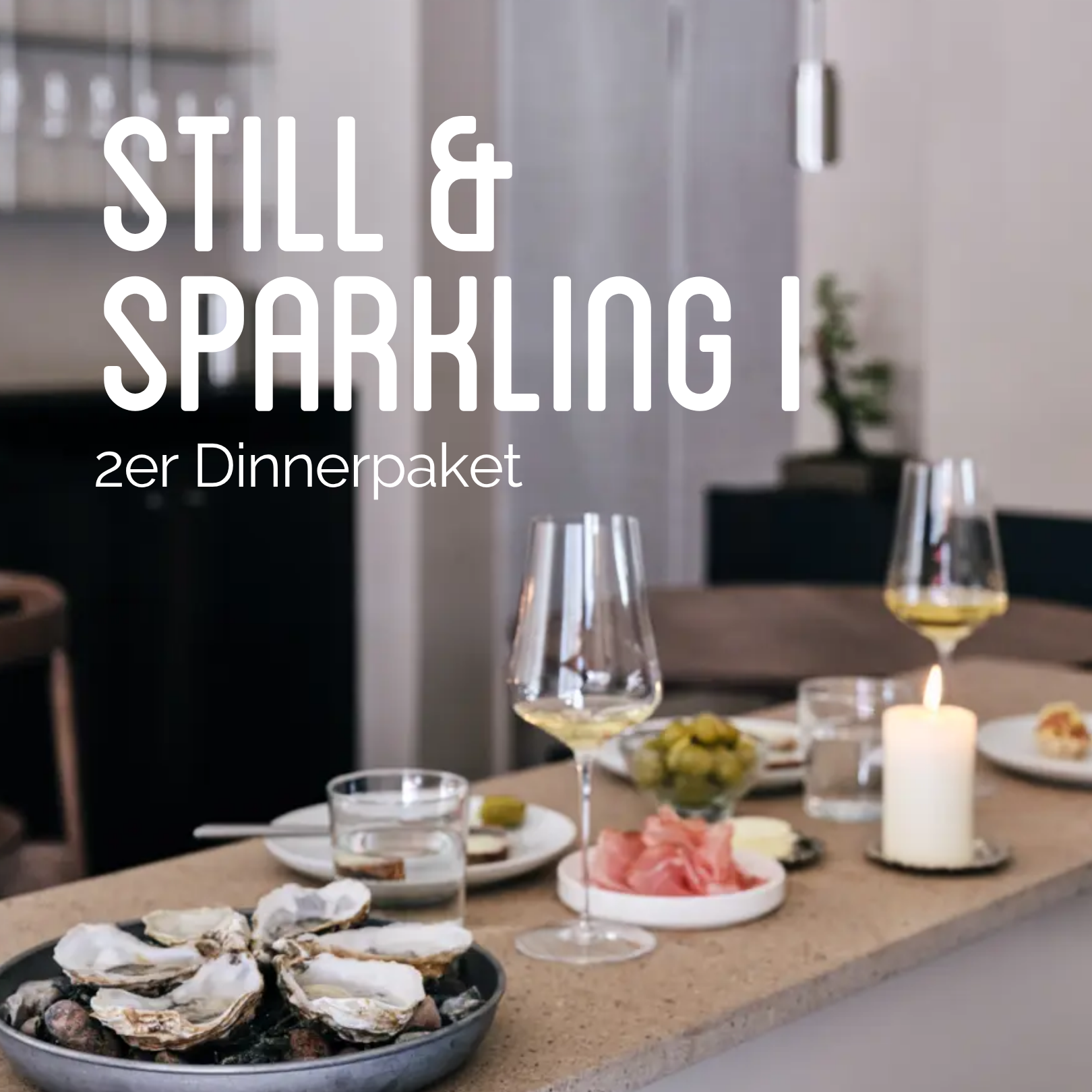 Still & Sparkling Dinnerpaket 1 - Champagner + Stillwein