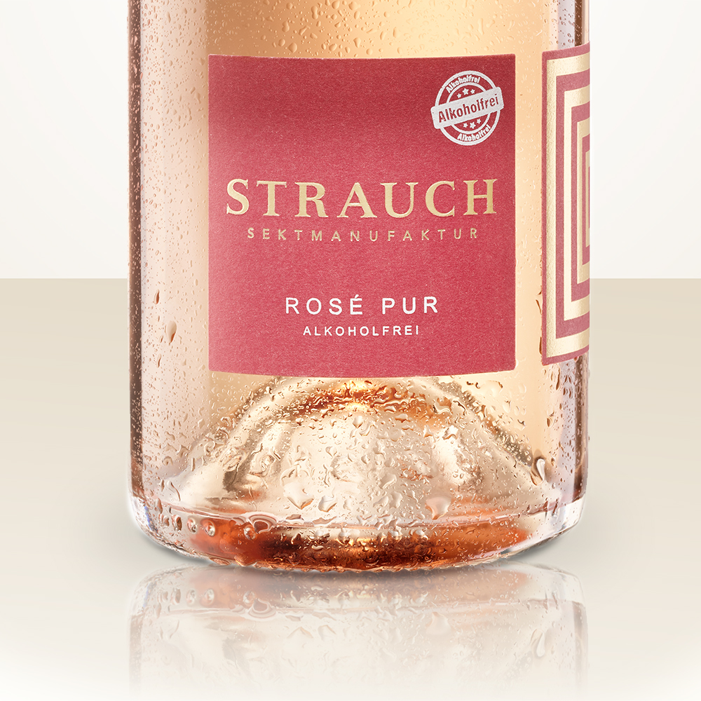 Strauch Rosé Pur without alcohol