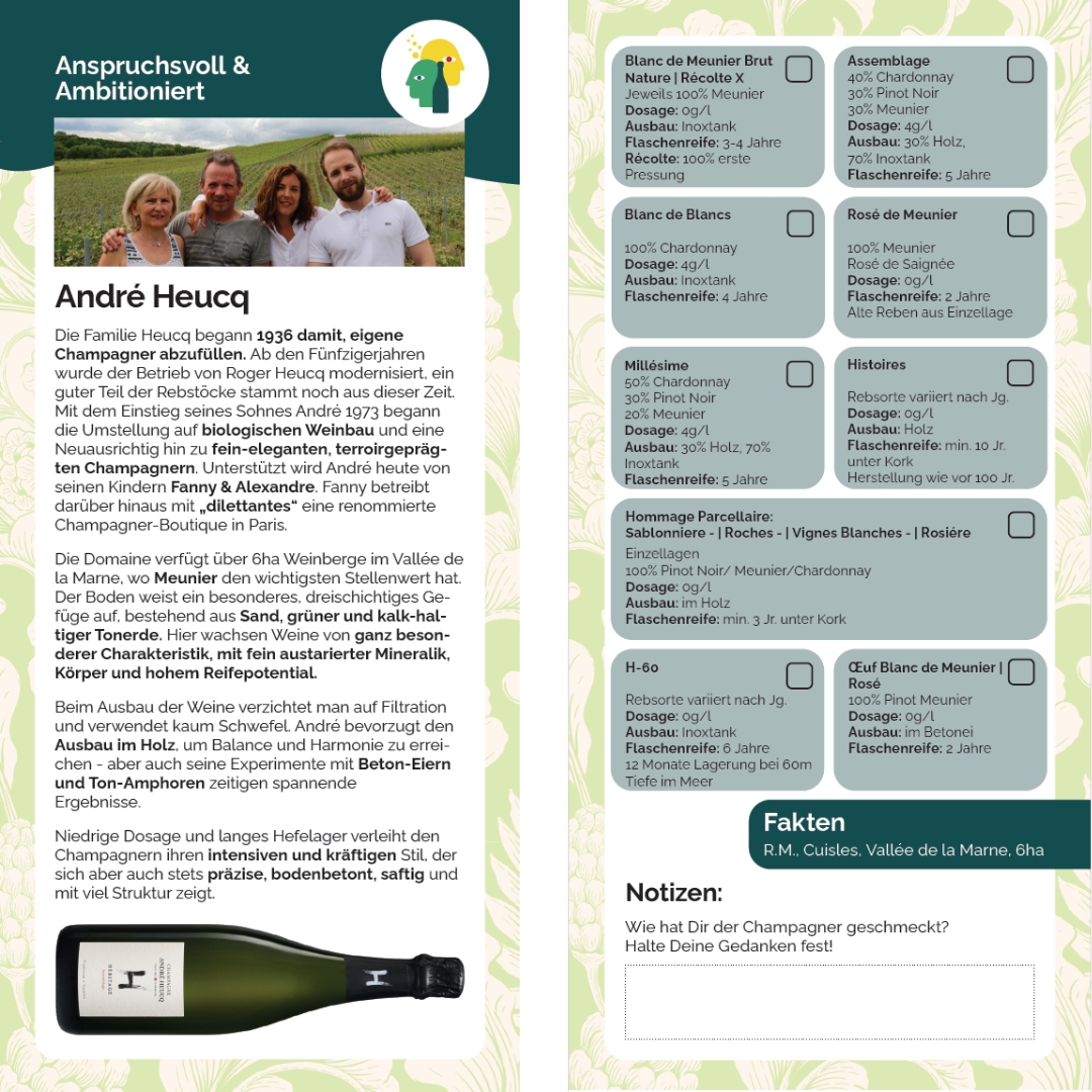 Producer Information André Heucq