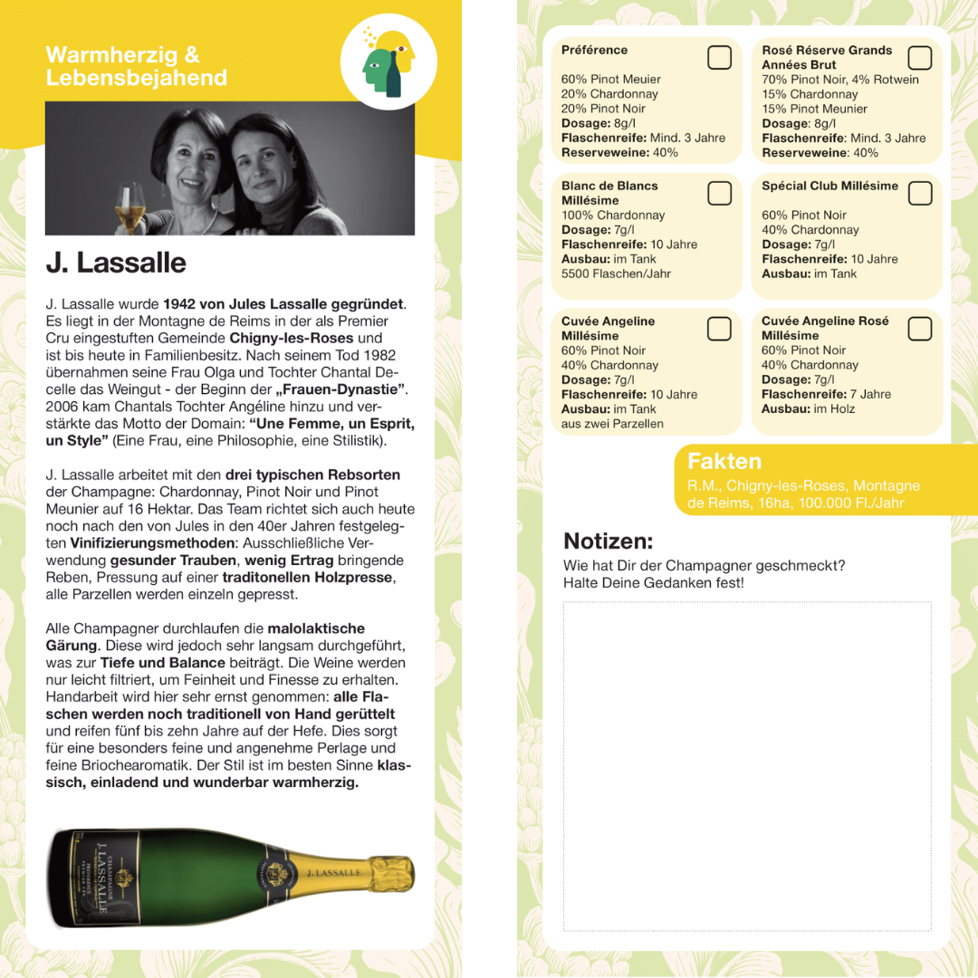 J. Lassalle Winzerkarte