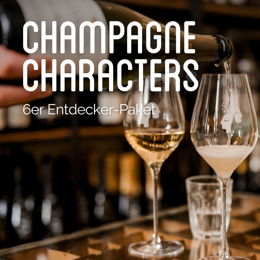 "Champagne Characters" 6er Paket