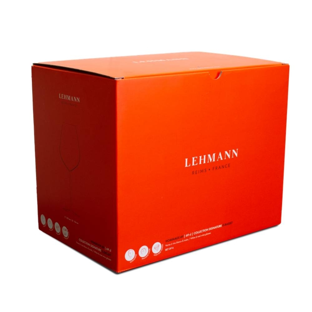 Lehmann Grand Champagne - Signature – La Poétique - small Champagne Tasting Glasses - 18 CL - 6 pieces