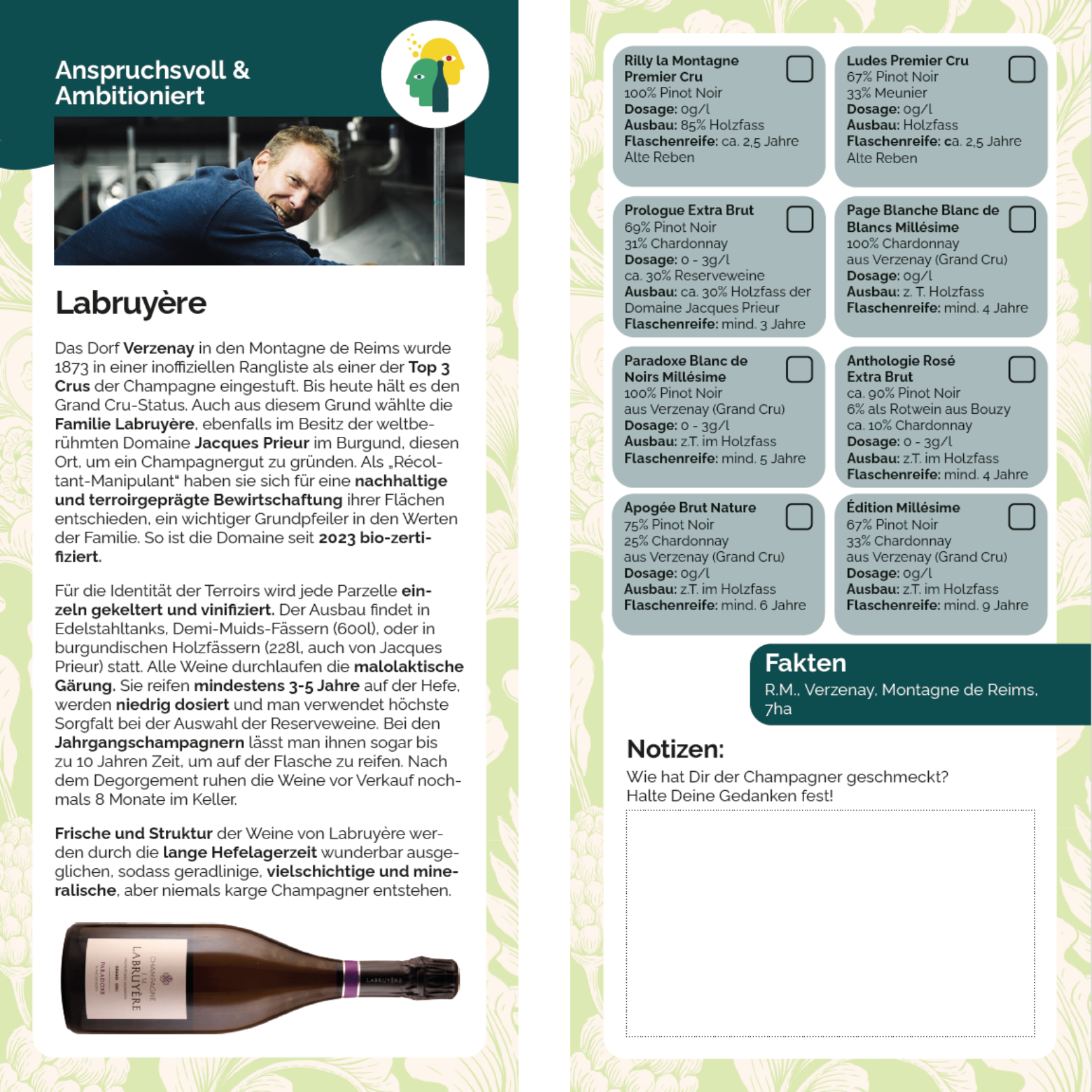 Producer Information Labruyere