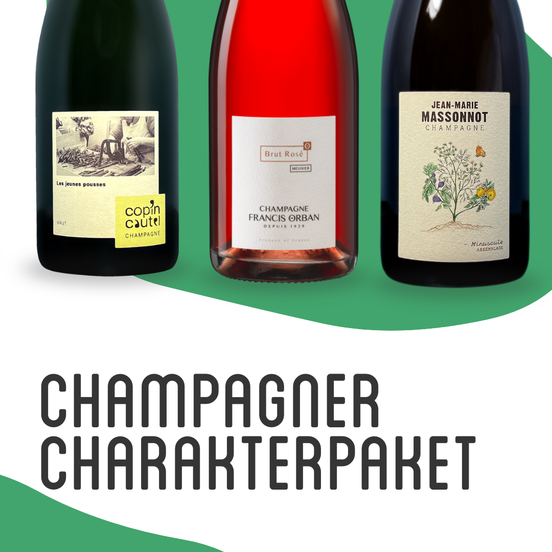 Drei Champagner - drei Charaktere