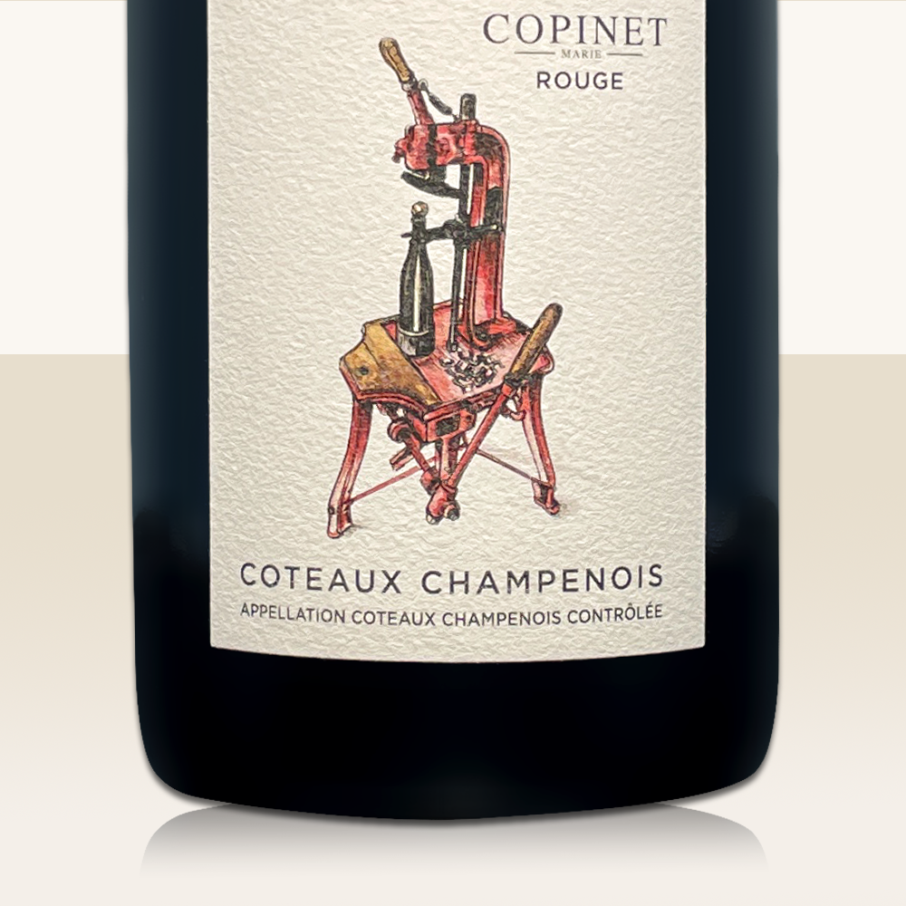 Marie Copinet (Stillwein) Coteaux Champenois Rouge - Bio