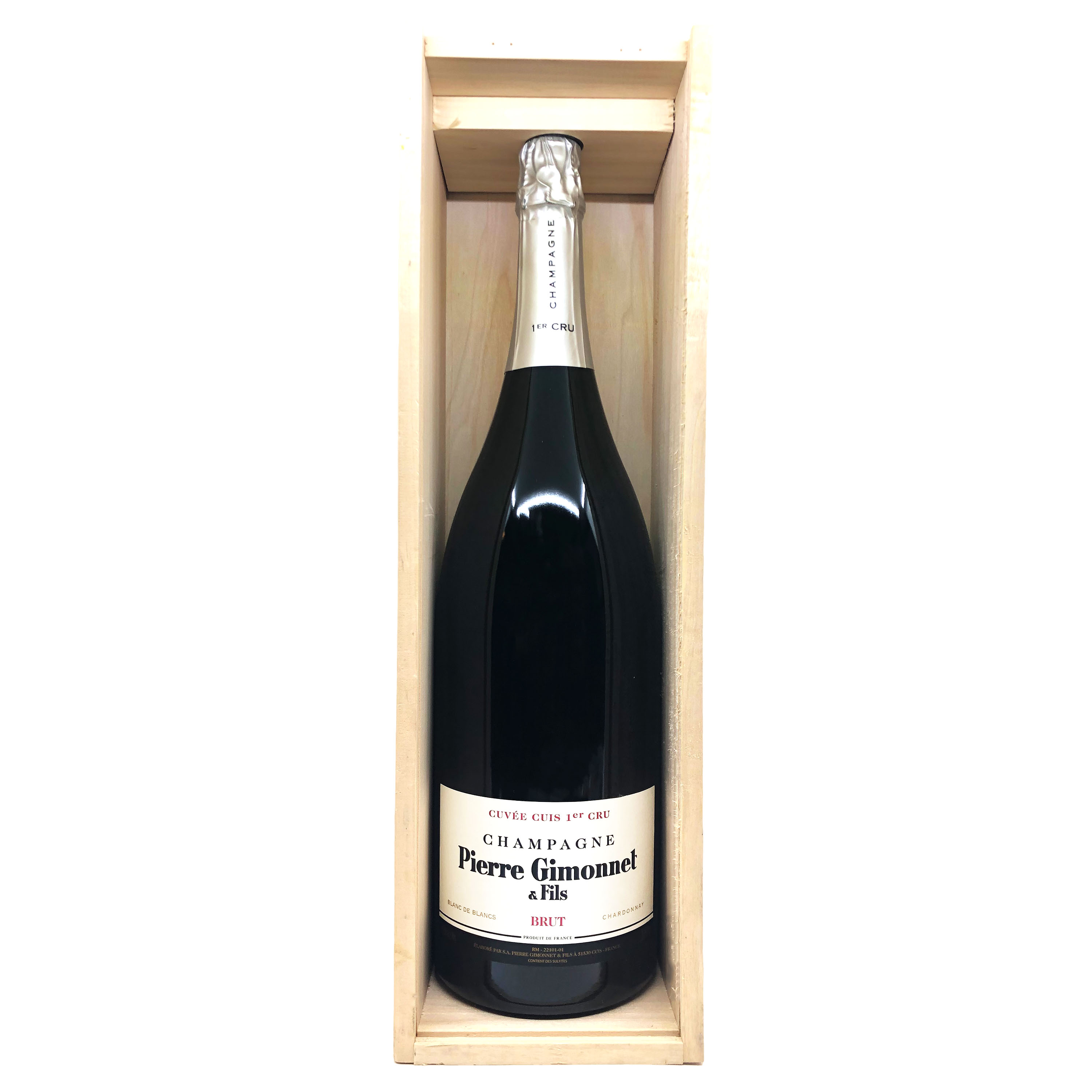 Pierre Gimonnet Cuis Brut JEROBOAM in wood box