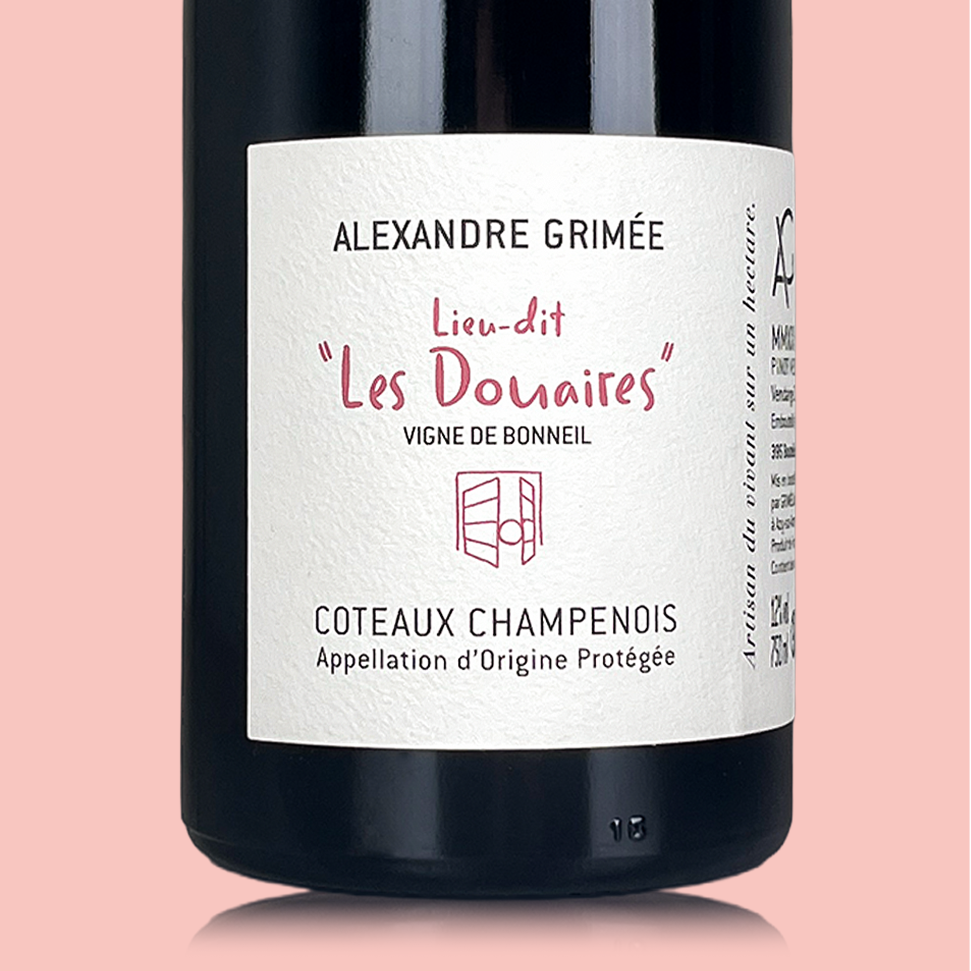 Alexandre Grimée Les Douaires (Stillwein) Coteaux Champenois Rouge V22