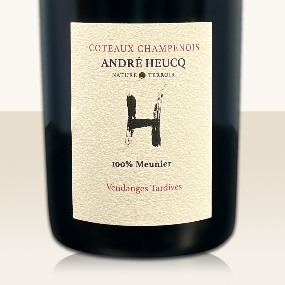 André Heucq Coteaux Champenois Rouge Meunier Vendange Tardive 2018 - Bio